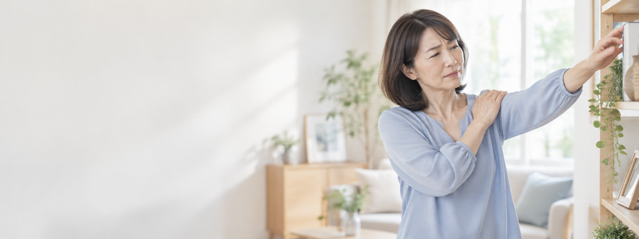 肩の痛みの施術イメージ